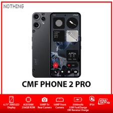 NEW Nothing CMF Phone 2 Pro 5G Unlocked Android Mobile Phone – Black/8GB+256GB