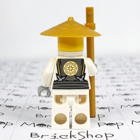 LEGO Ninjago Sensei Wu with Golden Staff from 70734 Master Wu Dragon