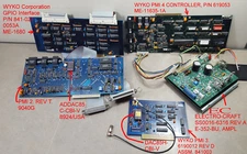 Set of WYKO motor controller cards & EC E-352-BU power supply. 