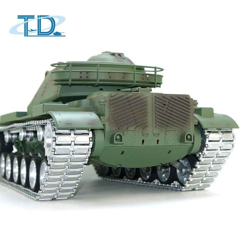 TD M60A3 USA 1/16 RC Tank BB Infrared Battle Toy Barrel Recoil Model Metal Wheel - Image 3 of 4