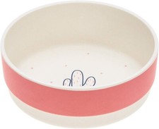 Lassig Bamboo Bowl Glama Lama, Coral - 2 BOWLS