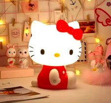 Hello Kitty 3D LED Small Night Lamp Touch Plug-in Bedroom Dreamy Sleep decor