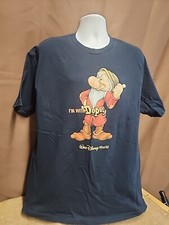 Vtg Walt Disney World "I'm With Dopey" Mens XL Tshirt