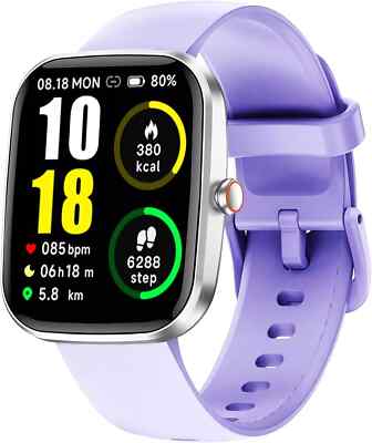 Kuizil T70 Smartwatch, Fitness Tracker with IP68 Waterproof 100