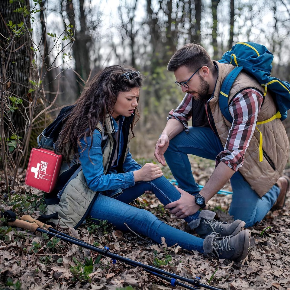 [New Upgrade] Professional First Aid Kits First Aid Trauma Kit with