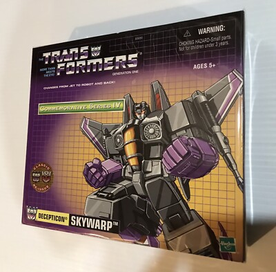 Transformers SKYWARP Commemorative Series lV 2002! G1 AFA READY! NEW! MISB!