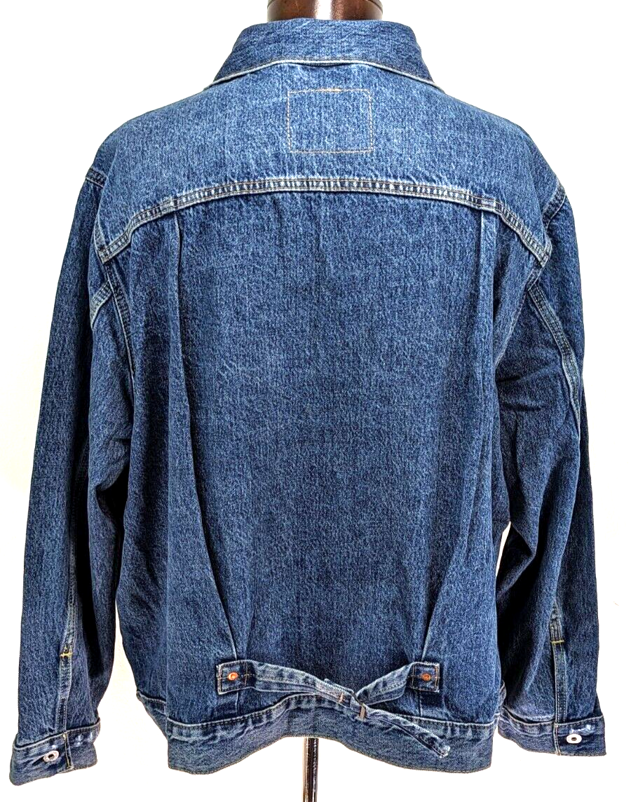 LEVI'S Type 1 Big E Buckle Back Cinch Denim Trucker VTG LEVI'S Type 1 Big E Buckle Back Cinch Denim Trucker VTG