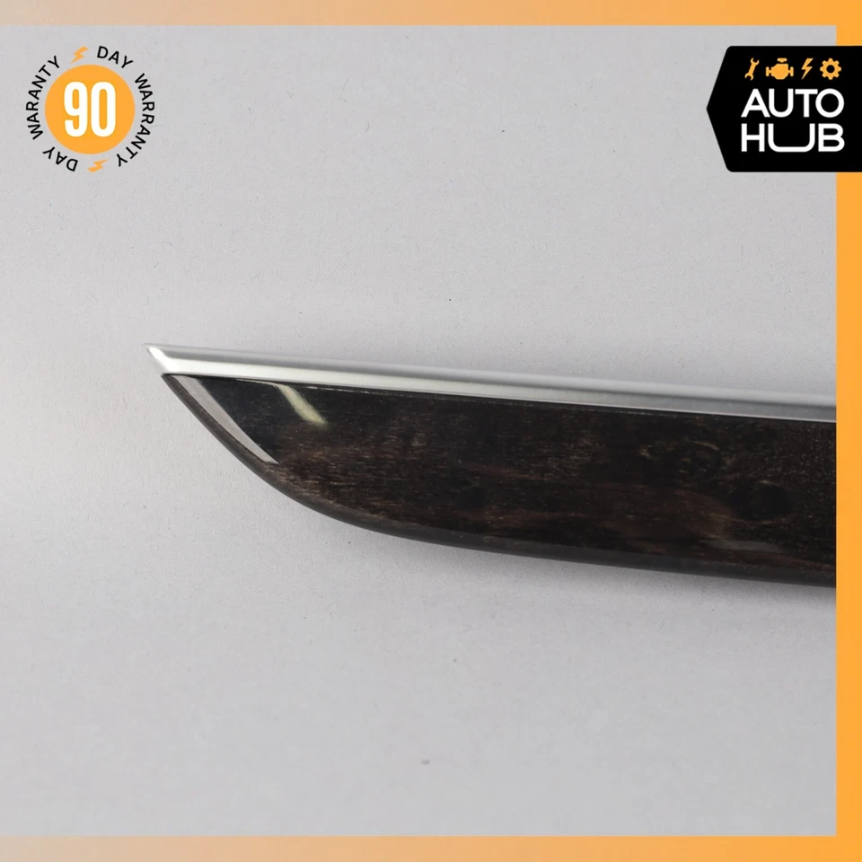 14-20 Mercedes W222 S600 S63 AMG puerta interior trasera izquierda moldura madera OEM Foto 2 de 4