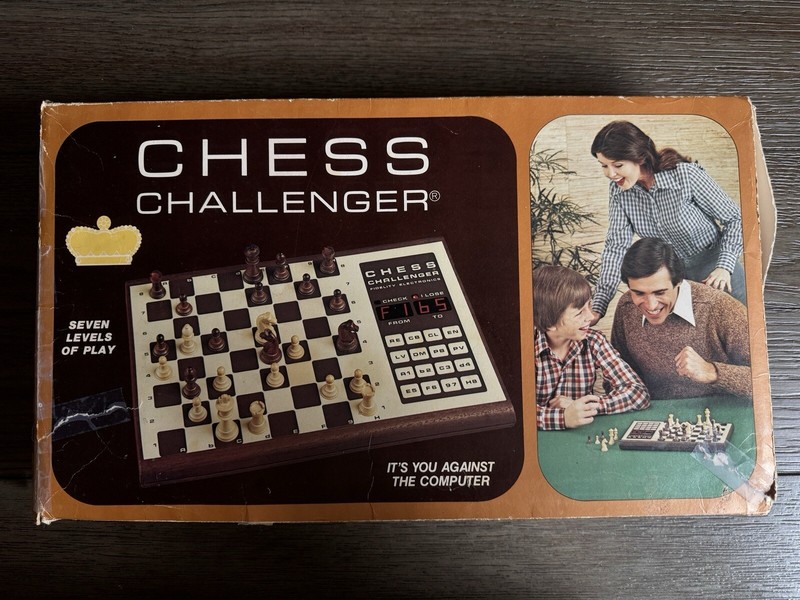 Vintage Fidelty- Chess Challenger-7 Levels of Play- Complete!
