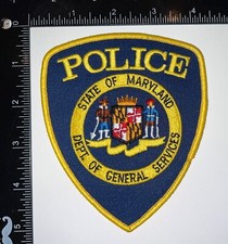 VINTAGE OBSOLETE MD State Police Department of General Services Patch