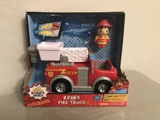 Ryan’s World Ryan’s Fire Truck BRAND NEW in BOX, FAST SHIP!