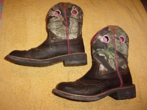 camouflage western boots
