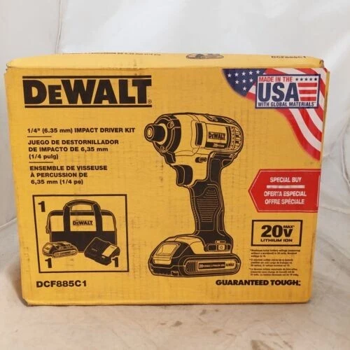 Dewalt dcf885c1 20v deals