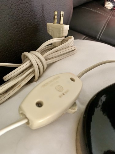 Vintage Art Nouveau Iridescent Calla Lily Ceramic TV Table Lamp California - Picture 12 of 18