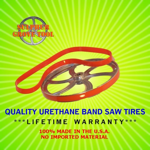 Jet JWBS12OS 12" Urethane Band Saw Tires rplcs 2 OEM parts 120005. Made in USA eBay