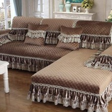 Plush Sofa Cover Towel Couch Seat Cushion Covers Non-slip Slipcovers for Home