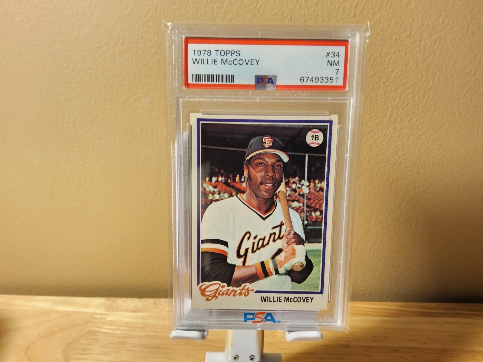 1978 Topps - #34 Willie McCovey PSA 7