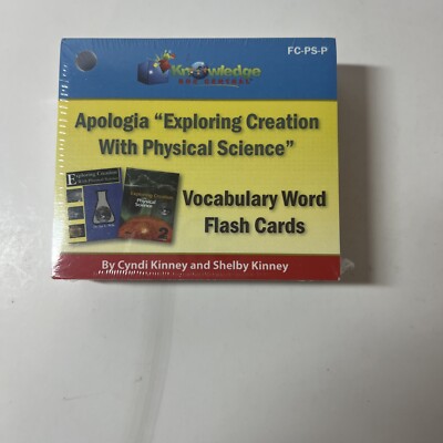 Apologia Exploring Creation w/ Physical Science Vocabulary Flashcards 1st/2nd