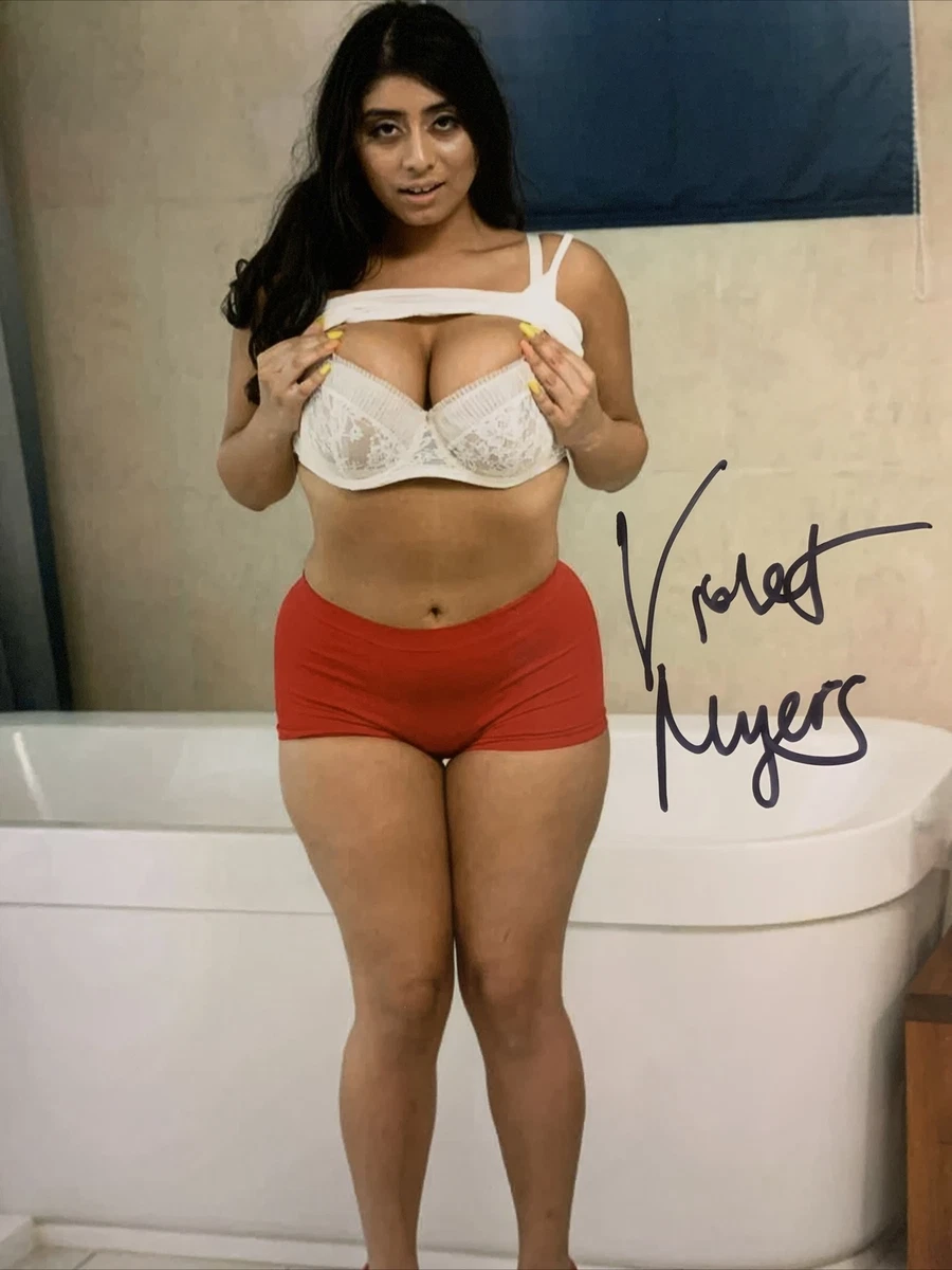 Violet Myers Signed 8x10 Photo Adult Actress PROOF Hot Adult Video Star |  eBay