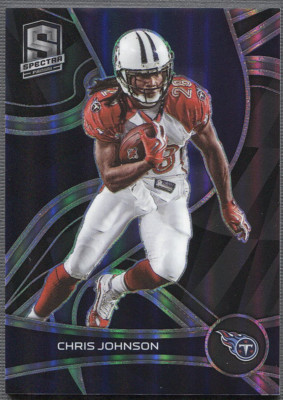 CHRIS JOHNSON 2022 PANINI SPECTRA PRO BOWL SILVER