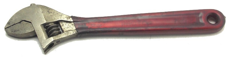 Proto 12" 300mm Red Handle Crescent Adjustable Wrench 712G Made in USA Used