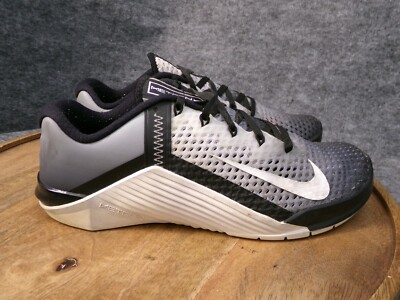 Nike Men's Metcon 6 Black White Training Shoes Sneakers Size 8 US