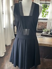 Gianni Bini Cutout Sleeveless Cocktail Dress Size Small Little Black Dress LBD