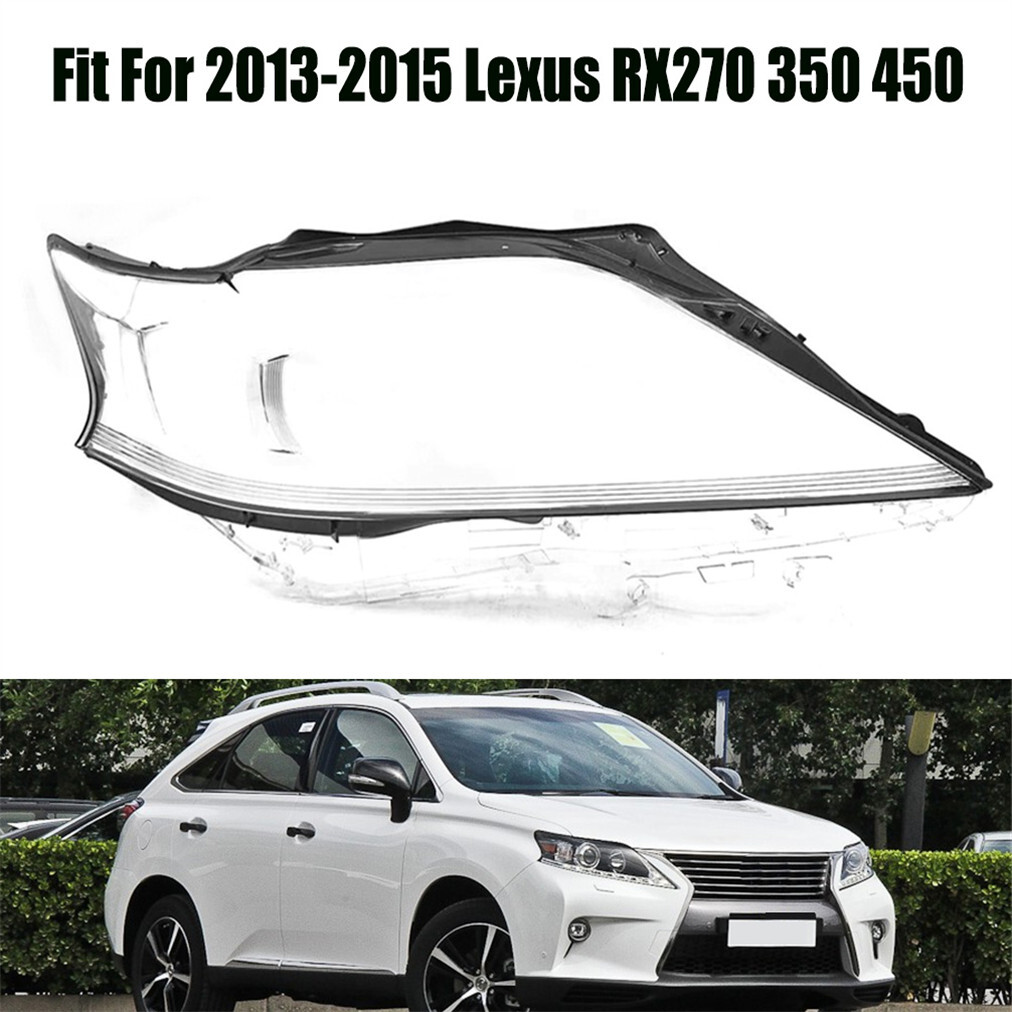 1Pcs Headlight Headlamp Clear Lens Right Cover For 2013-2015 Lexus RX270 350 450