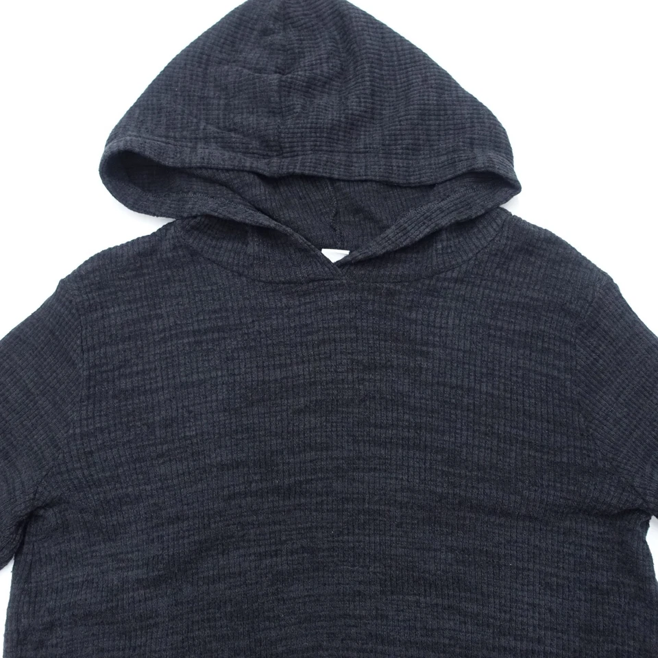 Suéter con Capucha Acanalado Azul Marino Antiguo Niñas XL (14-16) Negro Algodón Elástico Manga Larga Foto 2 de 4