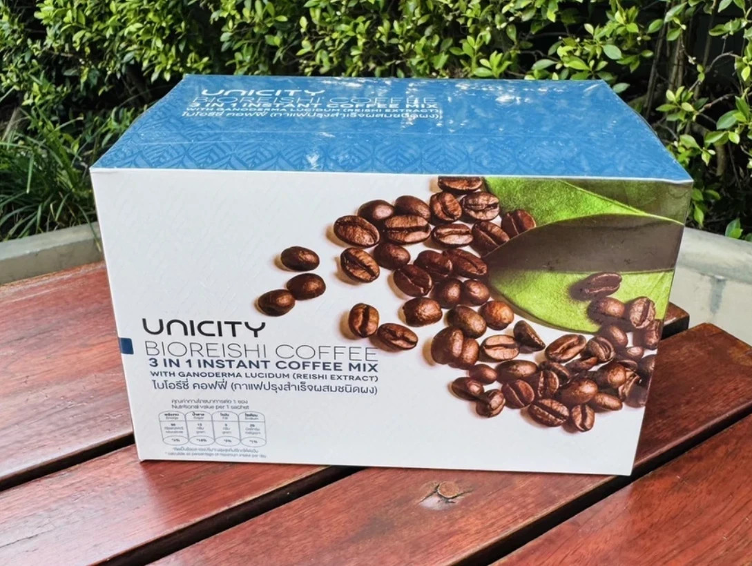 3x UNICITY BIO REISHI Instant Coffee Real Arabica Cholesterol Free