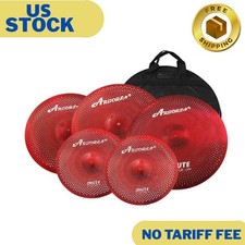 Low Volume Cymbal Pack - 14" Hi Hat, 16"  18" Crashes, 20" Ride, 5-Piece Set