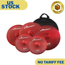 Low Volume Cymbal Pack - 14" Hi Hat, 16" & 18" Crashes, 20" Ride, 5-Piece Set