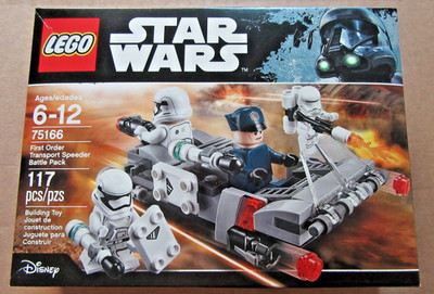Lego Star Wars 75166 ~ FIRST ORDER TRANSPORT SPEEDER BATTLE PACK ~ NISB retired