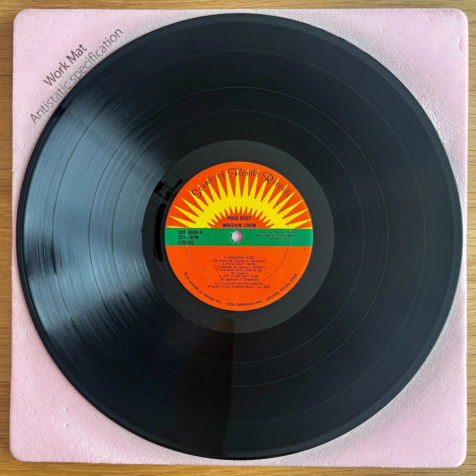 WRECKIN' CREW Pixie Dust US ORIG LP IN SHRINK MODERN SOUL FUNK BOOGIE 1983 - Image 3 of 4