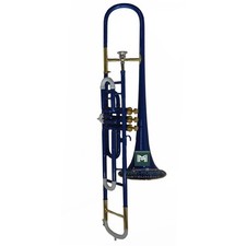 Bb Valve Trombone Brass Instrument  3-Valve Design  With a Hard Carry Case.