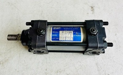 Parker / Miller Fluid Power Model P Pneumatic Cylinder 1-1/2'' Bore 1'' Stroke