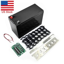 12V 3S 7P 40A BMS Li-ion Battery Pack Kit DIY Case Holder 18650 Power Wall Box