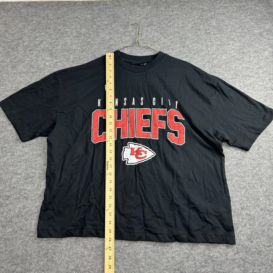 Camiseta cuadrada de gran tamaño de los Kansas City Chiefs para mujer talla M, ropa del equipo de la NFL 60 Foto 2 de 4