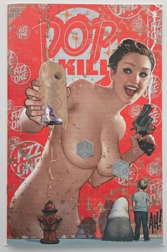 Pop Kill #1 2nd Print Adam Hughes Uncensored Variant Paperfilms 2020