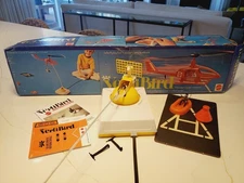 1971 MATTEL VERTIBIRD ASTRONAUT RESCUE... COMPLETE / FANTASTIC WORKING ORDER 
