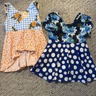 Macy Kate Boutique Two 4T Girls Dress Shirts Floral — photo 1
