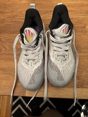 Anta Boys Kai 1 Speed Pass The Torch Multicolor Basketball Sneakers Size 5.5