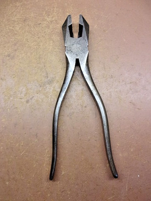 Vintage M. Klein & Sons BELL SYSTEM Lineman's Pliers 8 1/2'' Heavy Duty USA Made