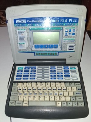 VTech Power Pad Plus Pre Computer Kids Laptop Vintage (Read Description)