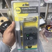 YALE 5 Lever Mortice Sashlock P-M550-CH-78 76mm 3" Chrome Lock