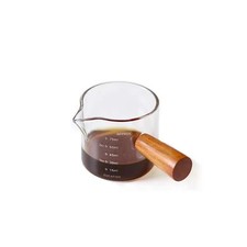 75 ML Clear Glass Espresso Cup Double Mouth Milk Coffee Mug Shot Measuring Cup