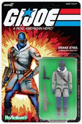 GI Joe ReAction+ Arctic Snake Eyes Action Figure [Movie]