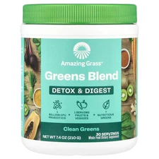 Amazing Grass Green Superfood Detox  Digest 7 4 oz 210 g Gluten-Free, Kosher,