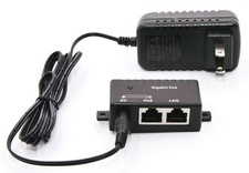 PoE Injector - Single Port Power Over Ethernet Passive PoE Adapter - 10/100/1...