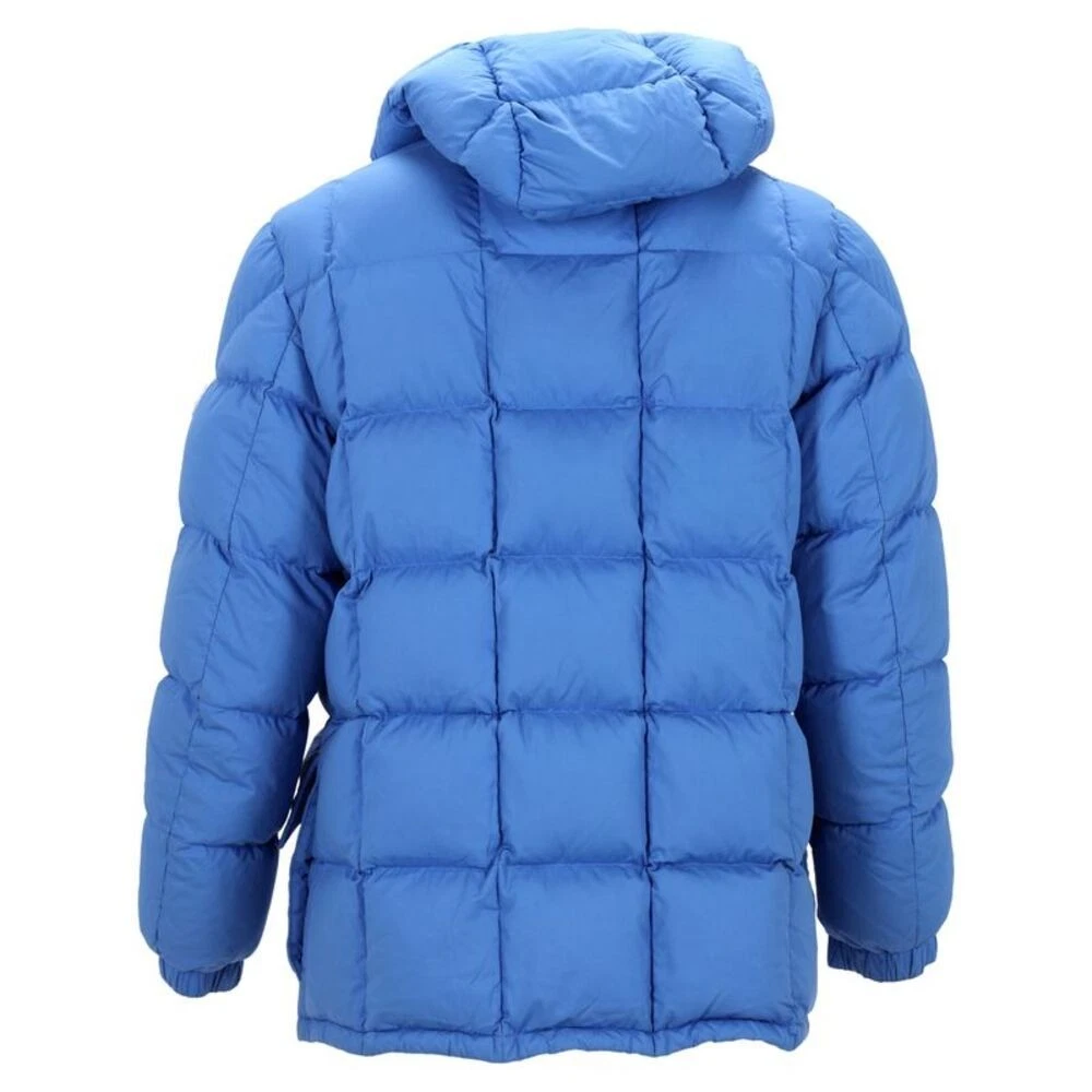 Moncler Grimblat Short Down Padded Jacket in Blue Cotton Size 2 image 3